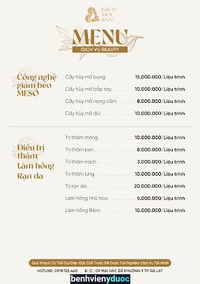 Bách Mộc An Beauty & Spa Đà Lạt Lâm Đồng