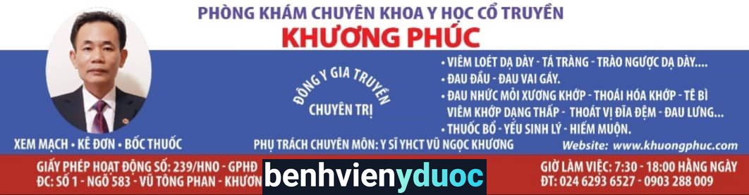 Đông y gia truyền Khương Phúc Thanh Xuân Hà Nội