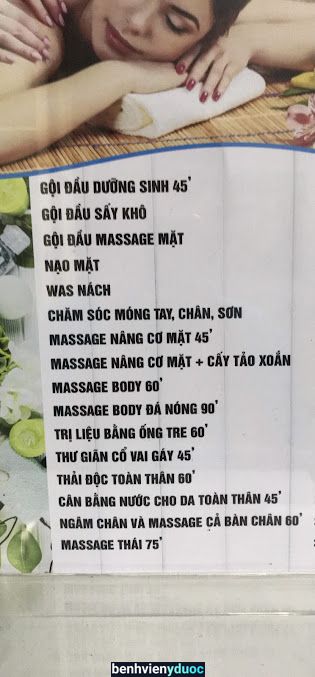Gội Đầu Bấm Huyệt Tuy Hoà - Ann Spa Tuy Hoà Phú Yên