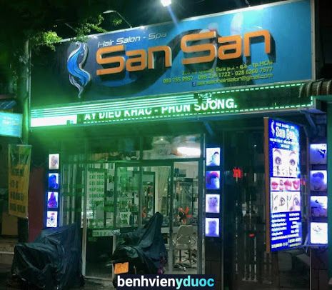 Hair Salon - Spa- SAN SAN phun xăm THẨM MỸ ,quận 8) Phú Giáo Bình Dương