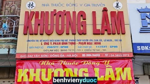 Hiệu thuốc Đông Y gia truyền Khương Lâm Đống Đa Hà Nội