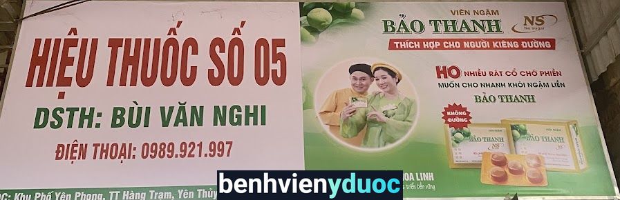Hiệu Thuốc Số 5 Yên Thủy Hòa Bình