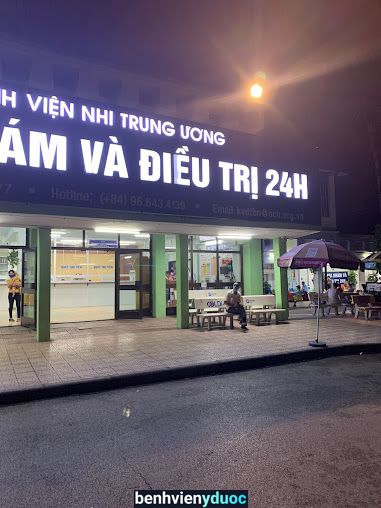 Khoa Khám và Điều trị 24h - Bệnh viện Nhi Trung Ương Đống Đa Hà Nội