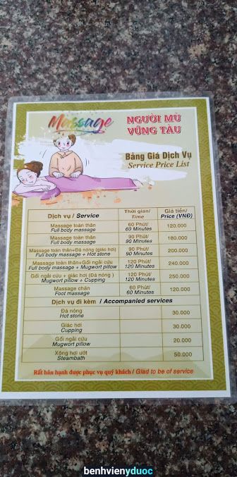 Massage Người Mù Vũng Tàu Vũng Tàu Bà Rịa - Vũng Tàu
