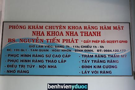 Nha Khoa Nha Thanh Hoài Nhơn Bình Định
