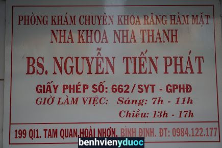 Nha Khoa Nha Thanh Hoài Nhơn Bình Định