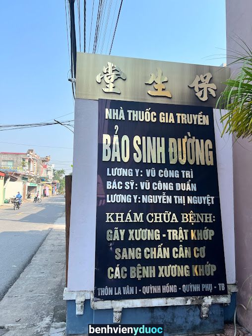 Nhà Thuốc Gia Truyền Bảo Sinh Đường Quỳnh Phụ Thái Bình