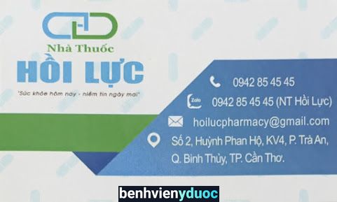Nhà Thuốc HỒI LỰC Bình Thuỷ Cần Thơ