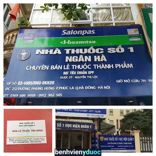 Nhà Thuốc Số 1 Học Viện Quân Y 103- Chuyên cung cấp TPCN Học Viện Quân Y Chính Hãng Hà Đông Hà Nội