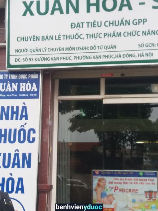 Nhà Thuốc Số 1 Xuân Hòa Hà Đông Hà Nội