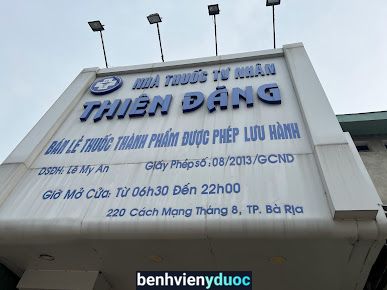 Nhà Thuốc Thiên Đăng Bà Rịa Bà Rịa - Vũng Tàu
