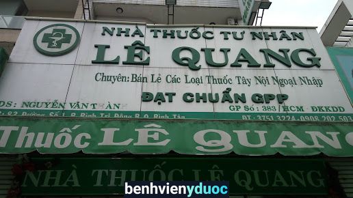 Nhà Thuốc Tư Nhân Lê Quang Bình Tân Hồ Chí Minh
