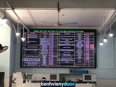 Phòng Chẩn đoán Xét nghiệm Y Sinh Học Lâm Sàng Viện Pasteur TP.HCM 3 Hồ Chí Minh