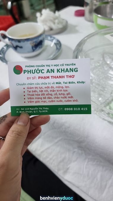 Phòng chuẩn trị y học cổ truyền PHƯỚC AN KHANG 7 Hồ Chí Minh