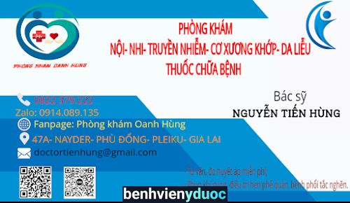 PHÒNG KHÁM BÁC SỸ HÙNG Pleiku Gia Lai