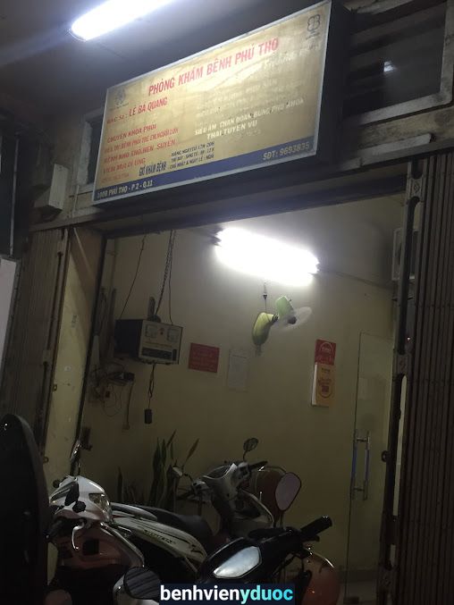 Phòng Khám Bệnh Phú Thọ - Bác Sĩ Lê Bá Quang 11 Hồ Chí Minh