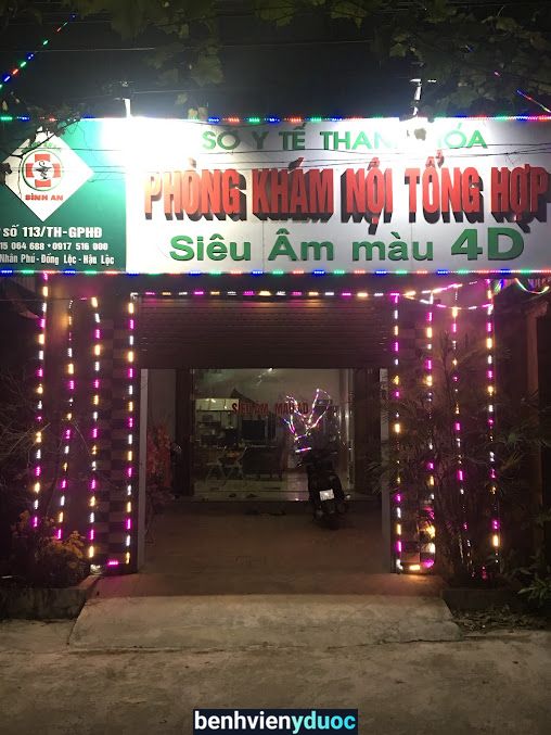 Phòng Khám Bình An Hậu Lộc Thanh Hóa