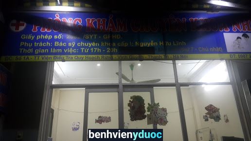 Phòng Khám Chuyên Khoa Nhi Bác Sỹ Nguyễn Hữu Lĩnh