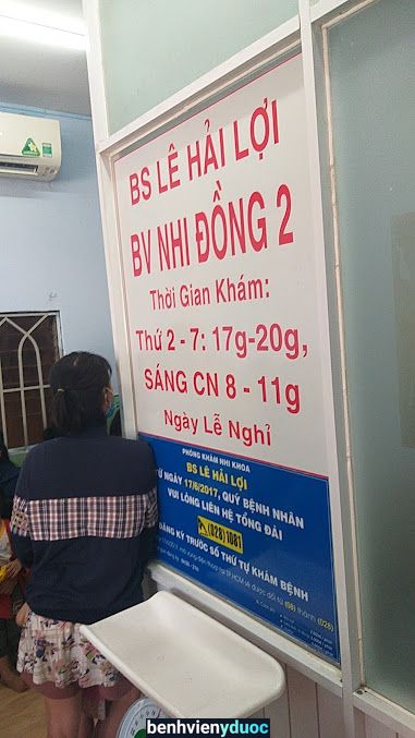 Phòng Khám Chuyên Khoa Nhi - Bs Lê Hải Lợi Thủ Đức Hồ Chí Minh