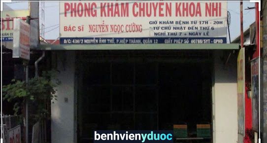 Phòng Khám Chuyên Khoa Nhi Bs Nguyễn Ngọc Cường