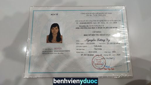 Phòng Khám Chuyên Khoa Nội Thần Kinh Thạc sĩ Bác sĩ Chuyên Khoa 1 Nguyễn Tường Vy ( BV Chợ Rẫy ) Biên Hòa Đồng Nai