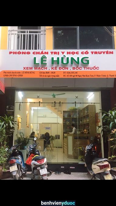 phòng khám chuyên khoa y học cổ truyền LÊ HÙNG Thanh Xuân Hà Nội