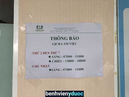 Phòng Khám Đa Khoa Tâm An - Tam An Clinic Biên Hòa Đồng Nai