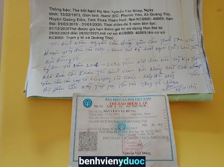 Phòng khám Đa Khoa Thanh Sơn Huế Thừa Thiên Huế