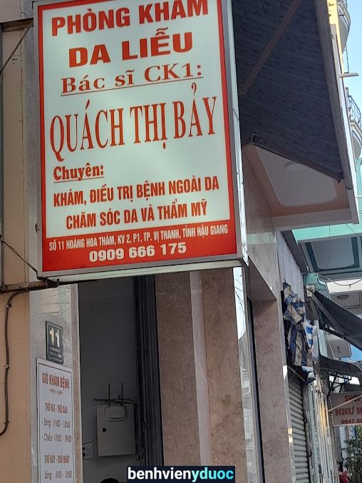 Phòng Khám Da Liễu - Bs Quách Thị Bảy Vị Thanh Hậu Giang