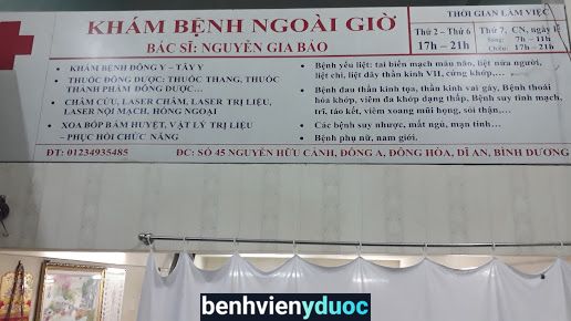 Phòng khám ĐÔNG Y. BSCK1 GIA BẢO Dĩ An Bình Dương
