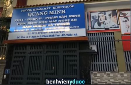 Phòng Khám Mắt Bác sĩ Quang Minh uy tín tại TP Vinh Nghệ An Vinh Nghệ An