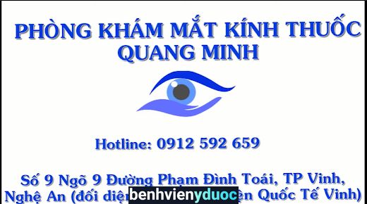 Phòng Khám Mắt Bác sĩ Quang Minh uy tín tại TP Vinh Nghệ An Vinh Nghệ An