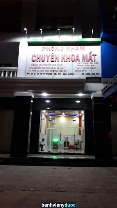 Phòng khám mắt BS Nguyễn Văn Tặng Bến Cát Bình Dương