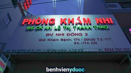 PHÒNG KHÁM NHI BS LÊ THỊ THANH THẢO