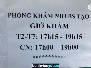 Phòng khám Nhi Bs Tạo Hải Châu Đà Nẵng