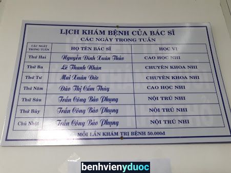Phòng Khám Nhi Đồng Gò Dầu Tây Ninh