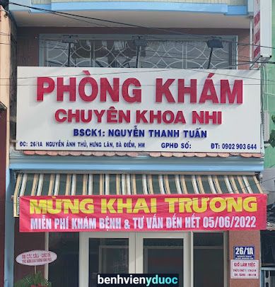 Phòng Khám Nhi Đồng BS Chuyên Khoa I Nguyễn Thanh Tuấn 12 Hồ Chí Minh