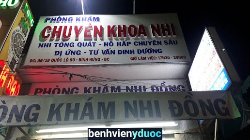 Phòng khám Nhi Đồng Bình Chánh Hồ Chí Minh