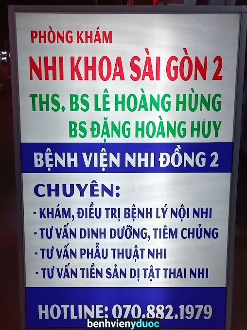 Phòng Khám Nhi Khoa Sài Gòn 2 Thuận An Bình Dương