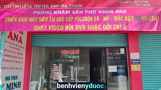 Phòng khám sản phụ khoa Ana - Trụ sở quận Bình Tân