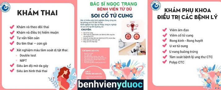 Phòng Khám Sản phụ khoa - Bs Ngọc Trang - Từ Dũ Bình Thạnh Hồ Chí Minh