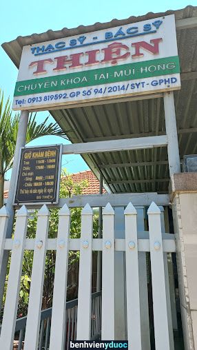 Phòng Khám Tai Mũi Họng Bác Sĩ Thiện Phan Thiết Bình Thuận