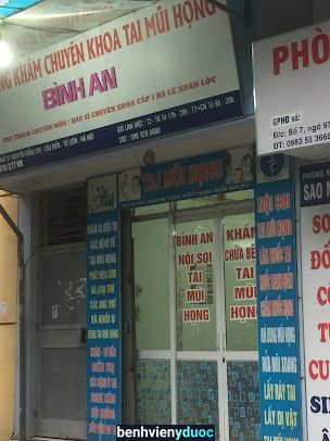 Phòng Khám Tai Mũi Họng Bình An Nam Từ Liêm Hà Nội
