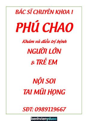 Phòng khám Tai Mũi Họng - Bs CKI Huỳnh Phú Chao Cao Lãnh Đồng Tháp