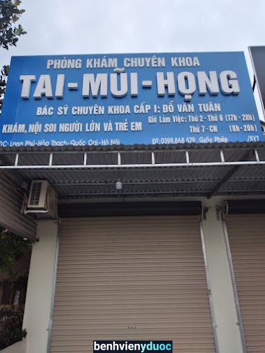 Phòng khám Tai Mũi Họng Bs Tuân Quốc Oai Hà Nội