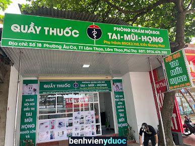 Phòng khám Tai Mũi Họng Lâm Thao(Bs Phát) Lâm Thao Phú Thọ