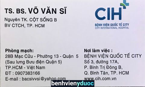 Phòng Khám TS. Bs. Võ Văn Sĩ 5 Hồ Chí Minh