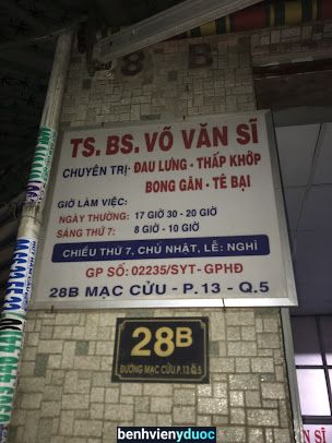 Phòng Khám TS. Bs. Võ Văn Sĩ 5 Hồ Chí Minh