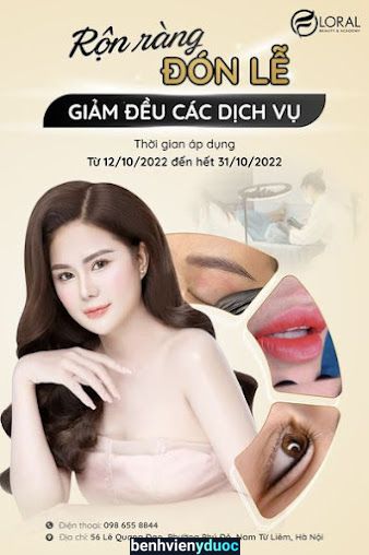Phun xăm thẩm mỹ Floral Nam Từ Liêm Hà Nội