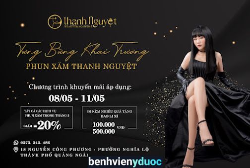 Phun xăm Thanh Nguyệt Quảng Ngãi Quảng Ngãi